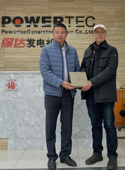 梁介福（廣東）藥業(yè)有限公司一行蒞臨保達見(jiàn)證發(fā)電機組出廠(chǎng)測試驗收